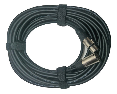 Cable Xlr Macho A Hembra Micrófono De 15 Metros Pvc Flexible