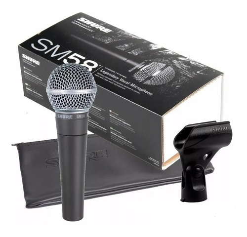 Microfono Dinamico Vocal Shure Sm 58 Mexicano!!!