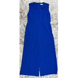 Romper Palazzo Azul Calvin Klein Para Mujer Talla 14/ Xl