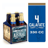 Pack 4 Cerveza Austral Calafate Botella 330cc