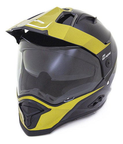 Casco Doble Propósito Fp Barstow Negro/dorado Ece 2205