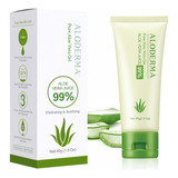 Aloderma 99 % Gel De Aloe Vera Orgánico Usda, Embotellado De