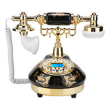 . Teléfono Antiguo De Cerámica Ms-9107 Con Estampado De