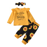 Tops Para Bebé, Niña, Girasoles, Hermana, Playera, Pantalon