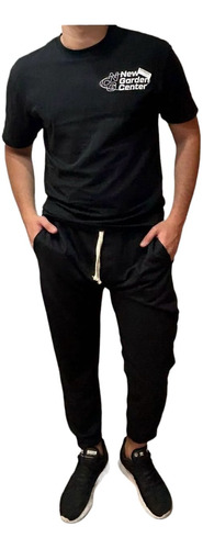 Pantalon Jogger Hombre Jogging Rustico Negro Varios Talles