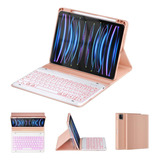 Funda Con Teclado Oyeeice / Para iPad 12.9  / Pink