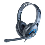 Auriculares Gamer Headset Noga Stormer St-703 Mic Consolas Color Azul