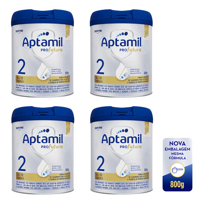 Aptamil Profutura 2 Fórmula Infantil Kit com 4 Latas 800g Cada Nutrição Avançada para Bebês a Partir de 6 Meses | MercadoLivre