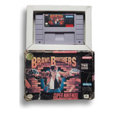 Brawl Brothers Snes Super Nintendo Con Caja