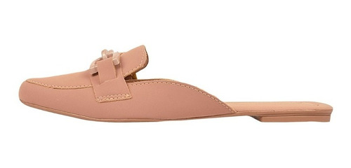 Sapatilha Rasteira Feminina Anabela Flatform Mule Bico Fino