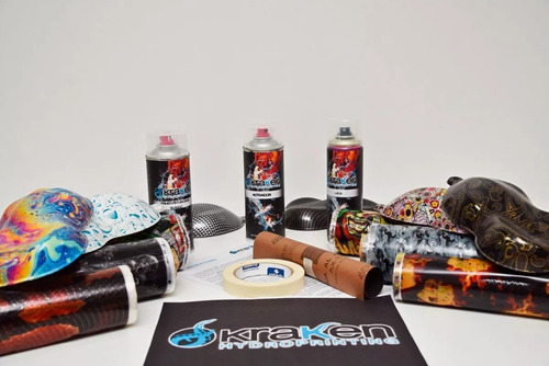 Kit Aerosol Basico Water Transfer Printing, Hidrografia