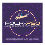 Juego De Cuerda Selene  Para Guitarra Folk-750