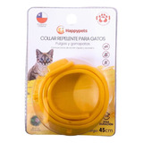 Collar Repelente Antipulgas Y Garrapatas Para Gatos Color Amarillo