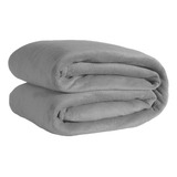 Cobertor Manta Casa Laura Enxovais Microfibra Casal Queen Lisa Mageal 2,00m X 1,80m Premium Soft Veludo Cinza