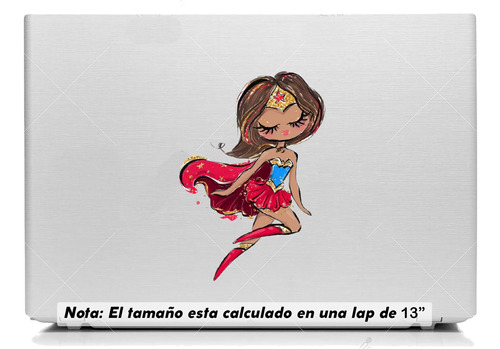 Vinil Sticker Laptop 13 PuLG. Wonder Woman 84 Mod. 0039