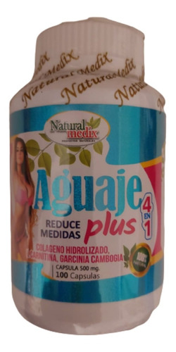 Aguaje Plus Peruano  Salud Y Belleza X100 Capsulas Natural