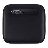 Crucial Ssd Externo X6 De 500 Gb + Adaptador Usb-c A Usb 3.0