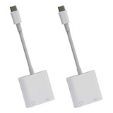 Envío Gratuito Adaptador Ethernet 2x C Otg Usb C A Rj45