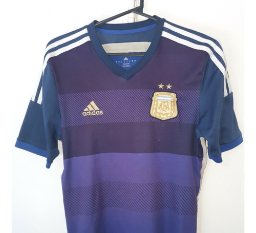 Camiseta Seleccion Argentina Wc2014 adidas Azul #10 Messi