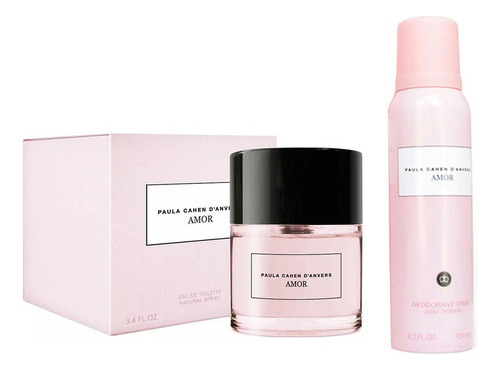 Perfume + Desodorante Paula Amor Natural Spray 
