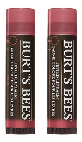 Las Abejas De Burt 100% Natural Tinted Lip Balm, Rose