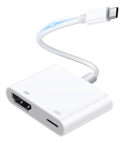 Adaptador Usb C A Hdmi Herfair Para iPhone 15 4k @60hz Mfi