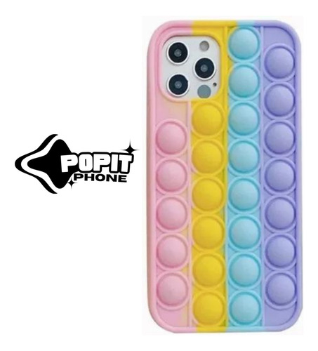 Case Para iPhone 11,12,12pro Push Pop It,funda Popit Protect