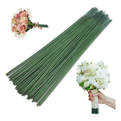100pzs Alambre Floral De Arreglos Florales Para Hechas Mano
