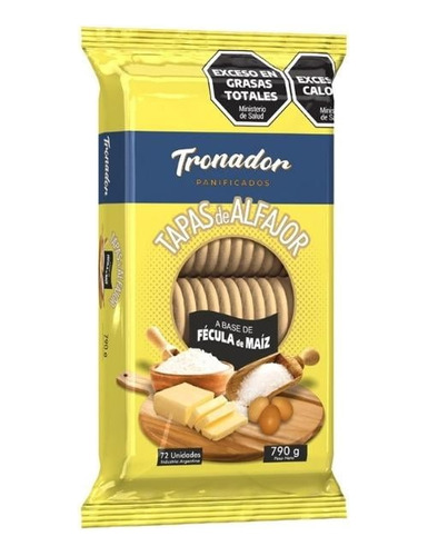 Tapas De Alfajor Paquitas A Base De Fécula Medianas X 4,8 Kg