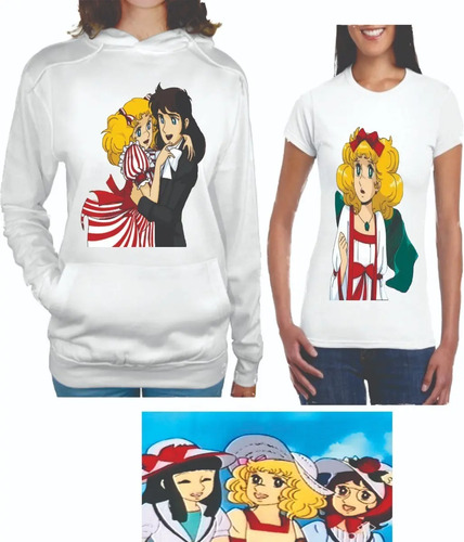 Paquete Sudadera Playera Y Cojin De Candy Candy