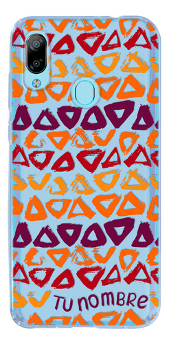 Funda Para Zte Tribal Étnico Abstracto Con Tu Nombre