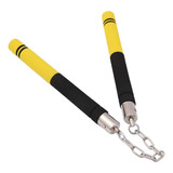 Nunchakus De Espuma Para Niños Y Adultos, Amarillo Negro