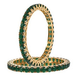 Tono Ratnavali Joyas Circonita Oro Verde Diamante Bollywood