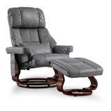 Mueble - Mcombo Recliner With Ottoman Reclining Chair With V