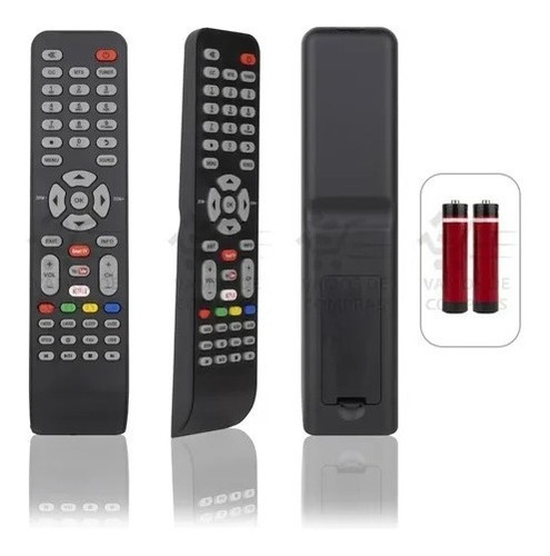 Control Remoto Compatible Con Jvc Si32hs Smart Tv Pantalla 