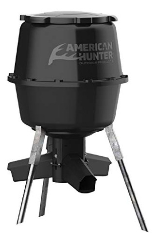 Tolva De Anidación American Hunter 30gal W-alimentador De Gr