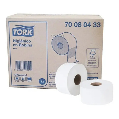 Higiénico Bobina Tork Universal, Caja Con 6 Rl De 350mts C\u002Fu | Meses sin interés