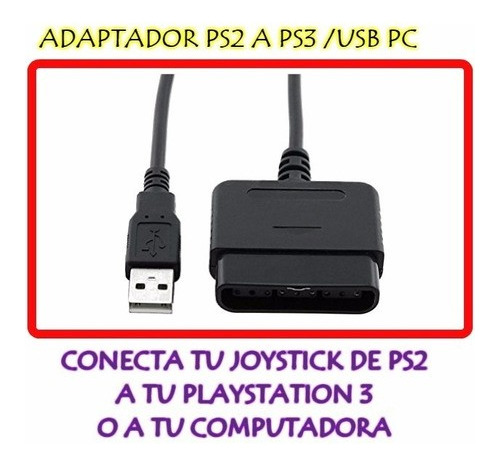 Cable Adaptador Ps2 A Usb Pc Ps3  