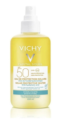 Vichy Agua Protectora Hidratante Fps 50 Idéal Soleil 200ml