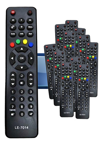 Kit Com 11 Controles Oi Tv Livre Hd Ses6 Etrs35/37/38 Elsys