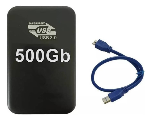 Disco Duro Externo 500gb Usb 3.0 /2.0 Compatible Consolas