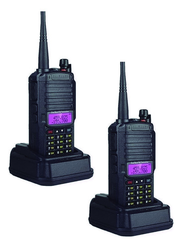 6pz Radio Comunicacion Portatil Walkie Talkie Vhf Uhf 10km