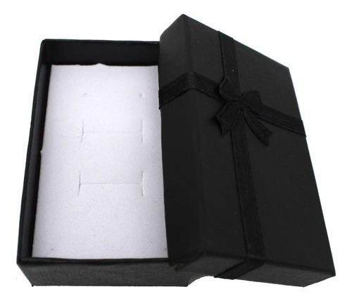 Set 24 Cajas De 5x8 Cms Negras Para Conjunto Joyas