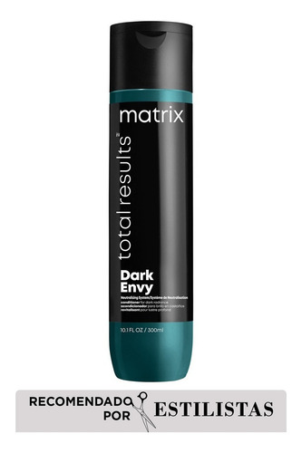Acondicionador Matizador Verde Cabello Castaño Oscuro Con Color Dark Envy 300ml Matrix