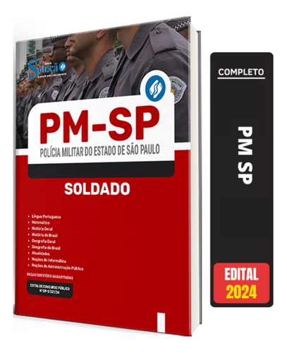 Apostila Concurso Polícia Militar Pm Sp Soldado Edital 2024