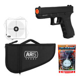 Pistola Airsoft Vigor Glock V20 Full Metal 6mm C/alvos +capa