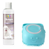 1 Shampoo Pelo Blanco Fancy 250 Ml + Cepillo Dispensador