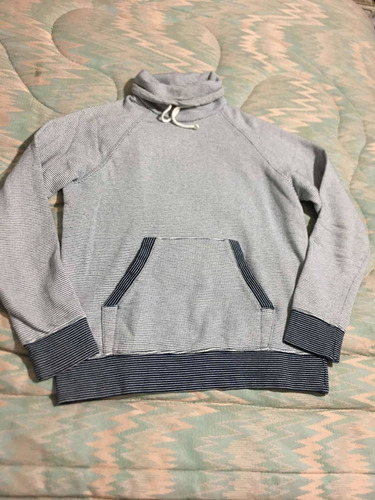 H&m Sudadera Para Dama Talla S Cuello Alto Color Gris