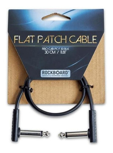 Cable De Conexión Plano Rockboard Pedal De 30 Cm P10