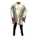 Poncho De Lana Gruesa Unisex Adulo